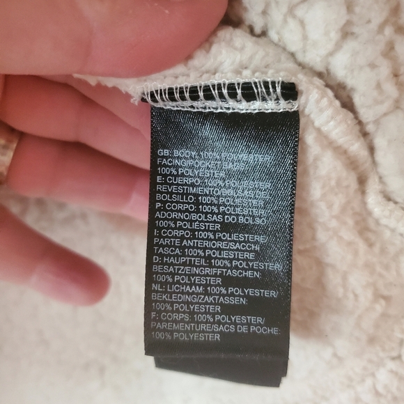 The North Face Campshire Sherpa Fleece Pullover Size Small Vintage White - Picture 7 of 13